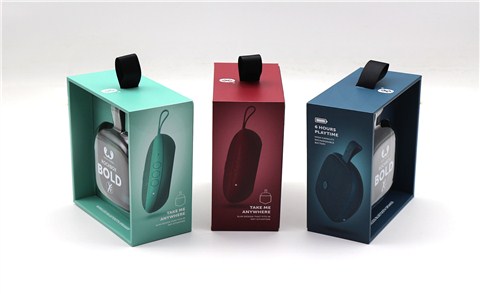 高質(zhì)量手工盒吸塑音響包裝，廠家定制logo