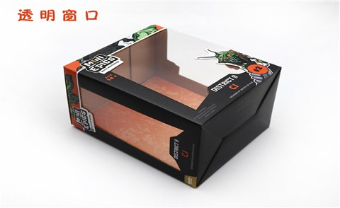 廠家定制玩具包裝盒瓦楞盒包裝，高質(zhì)量印刷透明窗口設(shè)計高端定制