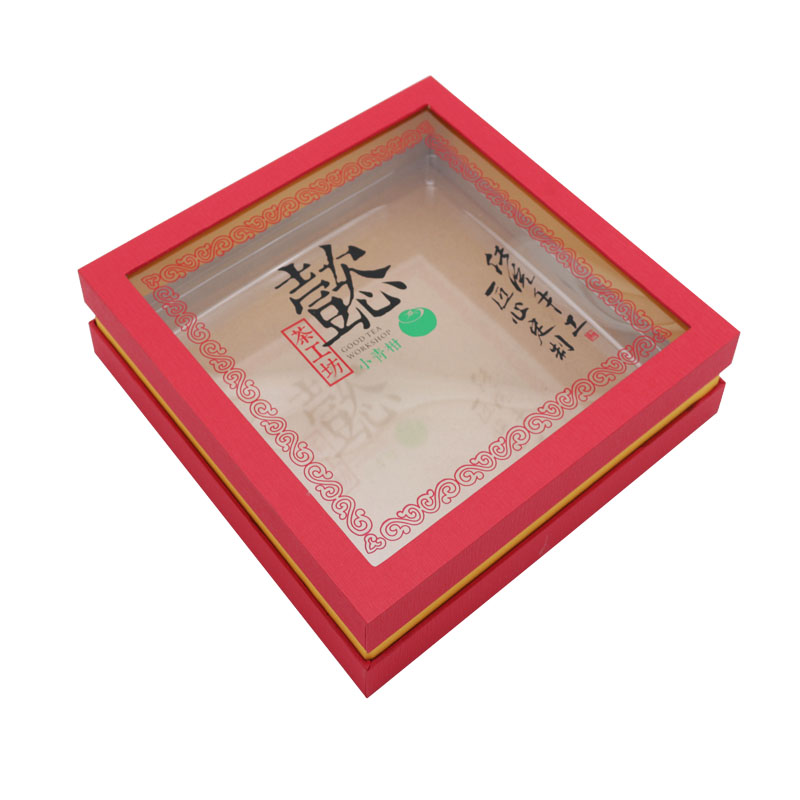 茶葉禮品手工盒，翻蓋膠盒