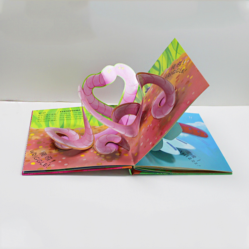 兒童益智識字書，定制立體繪本